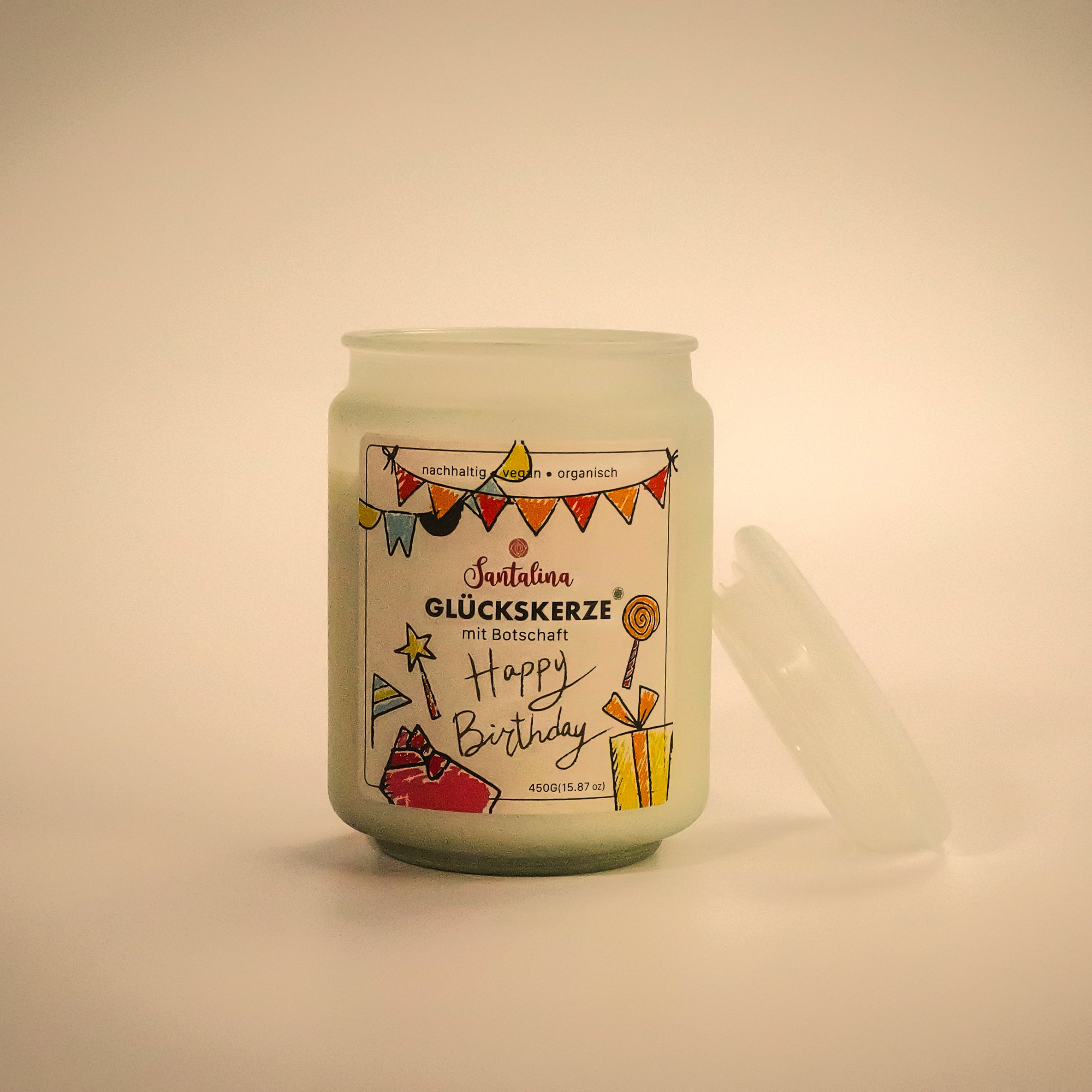 Santalina Geburtstagskerze ohne Duft