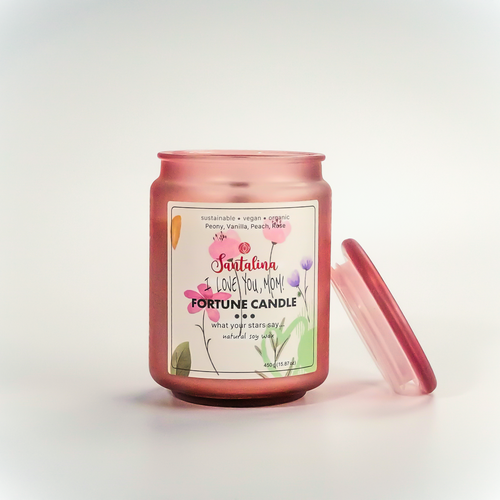 santalina for Mum Peony, Vanilla & Peach & Rose