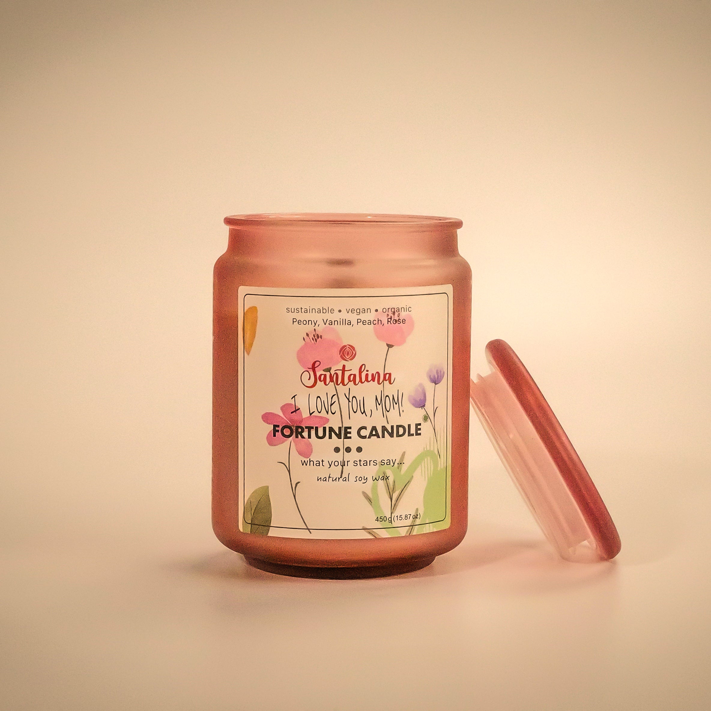 Santalina for Mum Peony, Vanilla & Peach & Rose