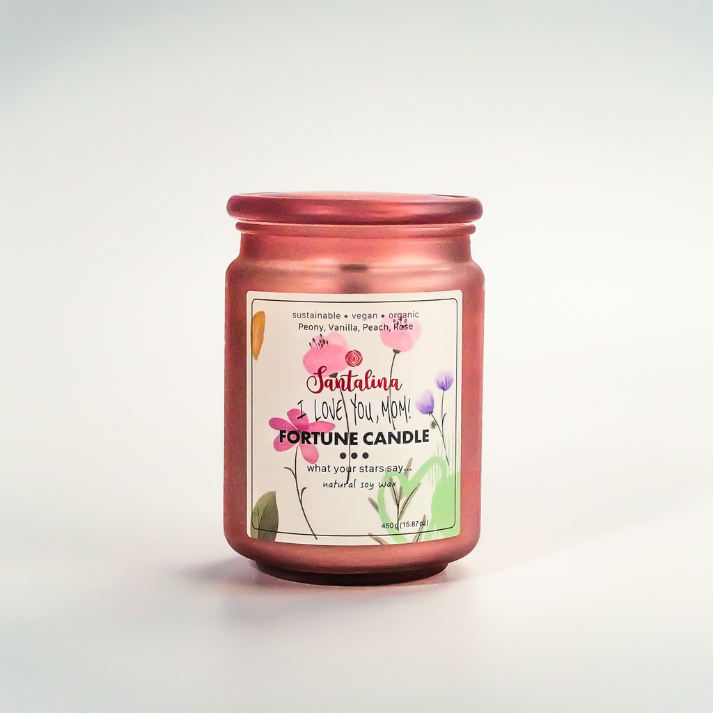 santalina for Mum Peony, Vanilla & Peach & Rose