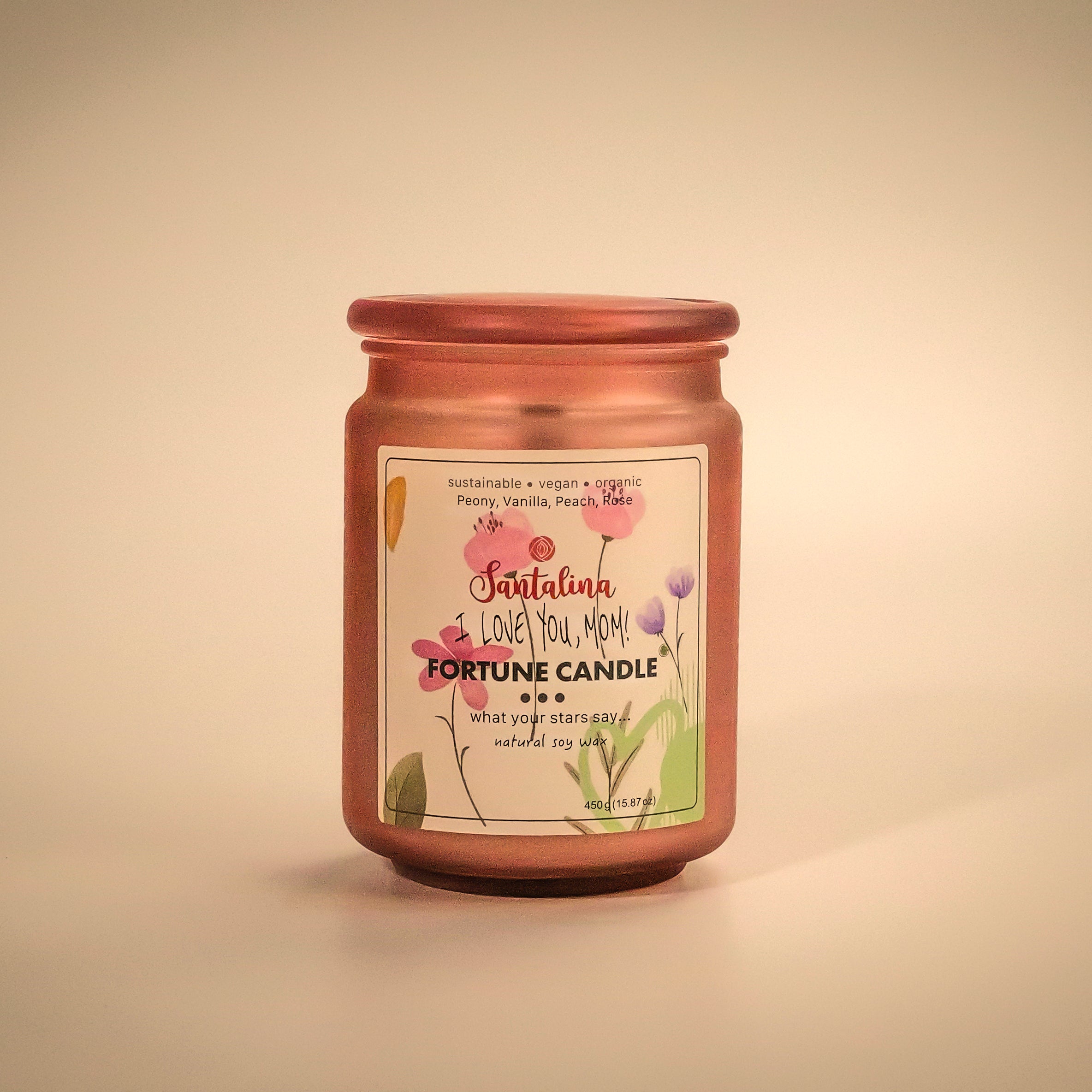 Santalina for Mum Peony, Vanilla & Peach & Rose