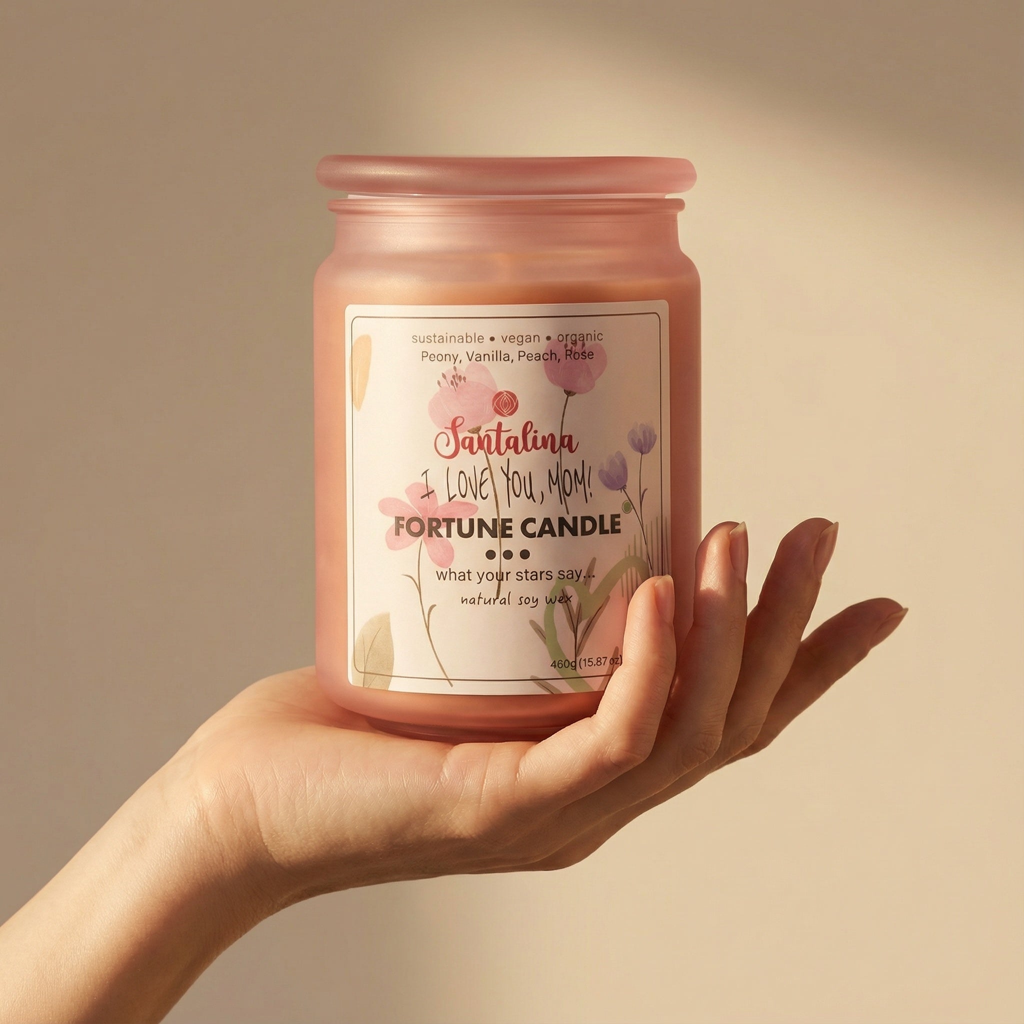 Santalina for Mum Peony, Vanilla & Peach & Rose